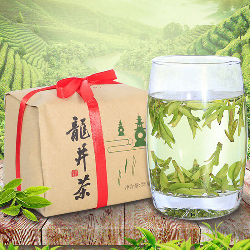 250g(0.55LB) Green Tea Long Jing Tea China Original Good Natural Tea Organic Green Food No Additives Green Tea