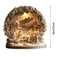 thumbnail image 3 of Acrylic Tabletop Stand 2D Cut with Base Inspirational Easter & Home Desk Ornament, 3 of 7