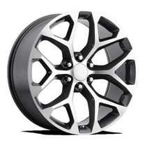 OE Creations Aluminum Rim PR176 20X9in Gunmetal Machined Finish, 176GM-295824