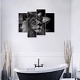 thumbnail image 4 of Cuadros DE leones en lienzo DE 4 piezas YUANXCMXG decoración moderna sala DE estar dormitorio apartamento casa, 4 of 5