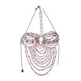 thumbnail image 1 of Cadena de cuentas Cadena de sujetador Cadena de s Joyas Boho Bikini Collar de cadena de bikini para conciertos de vacaciones Fiesta de carnaval, 1 of 10
