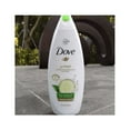 2 Pack Dove Go Fresh Cool Moisture Cucumber And Green Tea Scent Body Wash