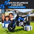 thumbnail image 2 of 24V Electric Dirt Bike for Kids 5-12, SHINPT Ride On Toys for Kids 5-12, Toddler Motorcycle with 200W Motor, Speeds 3.11-9.32MPH, Electric Toy Motorcycle with Rear Shock Absorber, LED Lamp, Music, 2 of 8