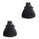 thumbnail image 2 of Vestido de Lolita gótico medieval Qarigey para convenciones y cosplay Ajuste cómodo, 2 of 6