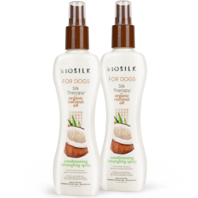 Spray Desenredante Acondicionador BioSilk Silk Therapy 200 mL para Perros