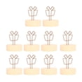 thumbnail image 2 of Soporte para números de mesa, 10 unidades, soporte para números de mesa, soporte para tarjetas, clip para fotos, artesanía excepcional, 2 of 9