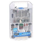 HART 175-Piece Rotary Tool Accessory Set with Protective Storage Case