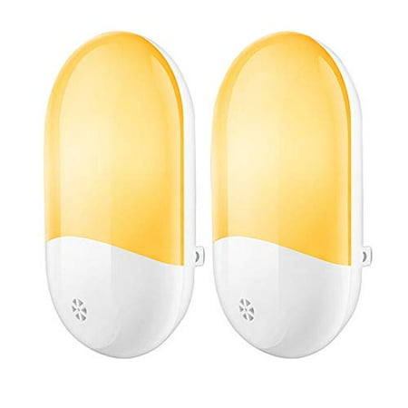LED Motion Sensor Night Light, Epicgadget Plug in Motion Activated Night Light (Warm White) with Auto Dusk to Dawn Sensor, for Bathroom, Kids Room, Bedroom, Hallway, Kitchen and Stairs (2 Pack)