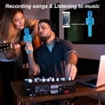 thumbnail image 4 of Micrófono Karaoke BONAOK Inalámbrico Bluetooth Q37 Azul, 4 of 8