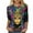 7-Multicolor, variant on Cavosen Mardi Gras Womens Tops 3/4 Sleeve T Shirt Holiday Carnival Crewneck Blouse Mask Graphic Print Tops Festival Trendy Shirts Dressy Athletic Tees Party Shrove Tuesday T-Shirts 3XL