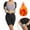 Silver, variant on Sauna Suit for Women Slimming Jumpsuit Full Body Heat Trapping Shirt Sweat Waist Trainer Top with Zipper, Adjustable Waist,Breathable Armpit and Crotch