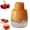 Transparent Yellow, variant on 7-in-1 Cherry & Olive Pitter Tool, Handheld Cherry Pitter Plunger, Remove 7 Stones One Time, Fruit Pit Stoner for Kitchen CherryJam