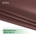 thumbnail image 3 of Uxcell Flower Wrapping Paper Waterproof Floral Wrap Brown 22.8 x 22.8 Inch Used for DIY Crafts Bouquet Packaging 20 Pcs, 3 of 6