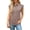 Coffee, variant on WHEANG Womens Button Down Shirts Cotton Sleeveless Blouses 2026 Summer V Neck Basic Casual Loose Fit Tank Blouse Tops for Women Fashion Sleeveless Tops for Women Red L