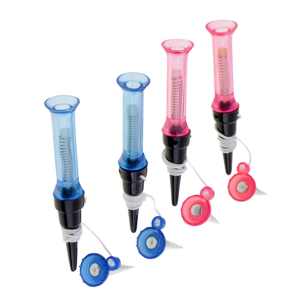 Axioma 3- 4 Pieces Durable Flexible Plastic Spring golf professional tees Set Golf Accessories 6 Pcs
