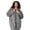 Frosted Grey, variant on Women’s Cozy Sherpa 32” Sleepwear Cardigan, Sizes XS-4X