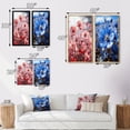 thumbnail image 4 of Designart "Flower landscape Pink Crimson I" Cherry Blossom Wall Art Set Of 2 - Pink Floral Canvas Set For Living Room Decor, 4 of 7