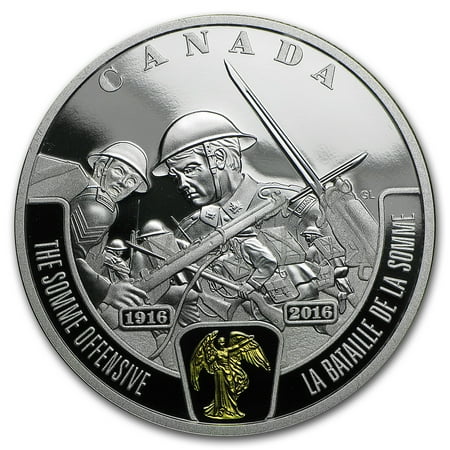 2016 Canada Silver $20 WWI Battlefront Series Somme Offensive