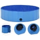 thumbnail image 1 of Piscina para perros VidaXL, plegable, azul, 120 cm x 30 cm, PVC, 1 of 9