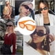 thumbnail image 5 of Gafas de sol cuadradas con montura pequeña de tendencia europea y americana, hechas de PC, 5 of 5