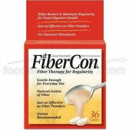 FiberCon Fiber Therapy Caplet - 6 box per pack - 6 packs per case.