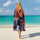 thumbnail image 5 of ¿Qué Pasaría Si...? Manta Capa con Capucha Anti-Bolitas, Manta de Lana Ártica Suave, Manta Portátil de Felpa Ligera y Lujosa, Poncho para Siesta en Casa y Oficina, 100*130cm, 5 of 6