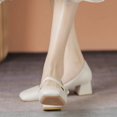 thumbnail image 4 of Thick heel, Mary Jane, fashion, French, square head, single shoes, fashion, versatile, 4 of 6