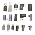 thumbnail image 2 of Convertisseurs USB, 16 Pcs Adaptateurs USB Portables Compacts pour Connexion, 2 of 7