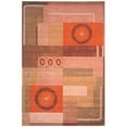 thumbnail image 2 of Contemporary Rug - Rodeo Drive Wool Pile -Khaki/Rust-Color:Khaki/Rust,Design:Contemporary,Shape:Runner,Size:8'L x 2' 6''W, 2 of 6