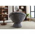 thumbnail image 6 of Oversized Swivel Accent Chair, 360° Rotating Barrel Chair for Living Room Bedroom, 6 of 12