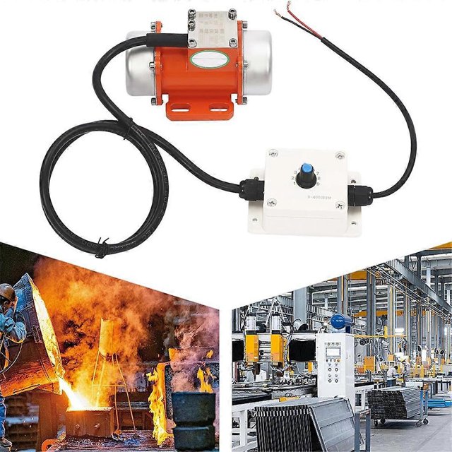 50W DC12V Electric Vibration Motor with Speed Controller Brushless High-Speed Motor Alloy Concrete Vibrator 4000rpm
