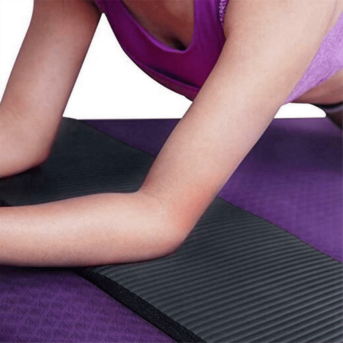 4 Pcs 15MM Thick Yoga Mat Comfort Foam Knee Elbow Pad Mats for Exercise Yoga Pilates Indoor Pads Fitness Training,,4 x yoga mat,