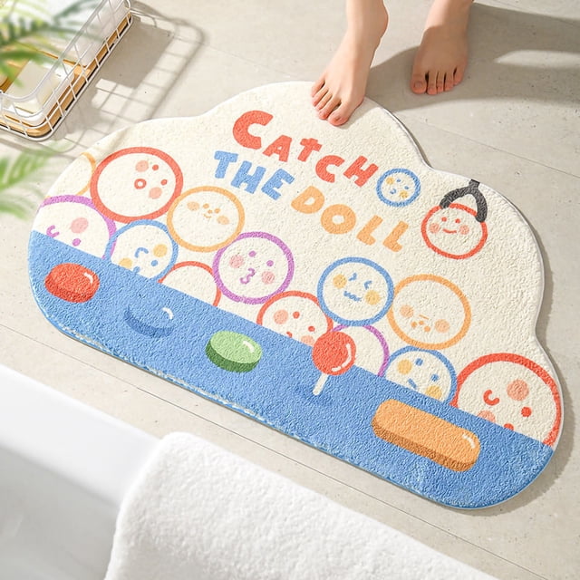 Alfombra De Baño , Minimalista, Con Absorción De Agua, Antideslizante, De Secado Rápido, Para El Hogar