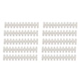 thumbnail image 1 of EeaseCA 20PCS Hard Plastic 12-Position Wire Connector Barrier Terminal Strip Block 10A(White), 1 of 7