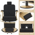 thumbnail image 4 of BarberPub Heavy Duty Metal Barber Chair All Purpose Recline Salon Beauty Spa Styling Equipment 3825, 4 of 9