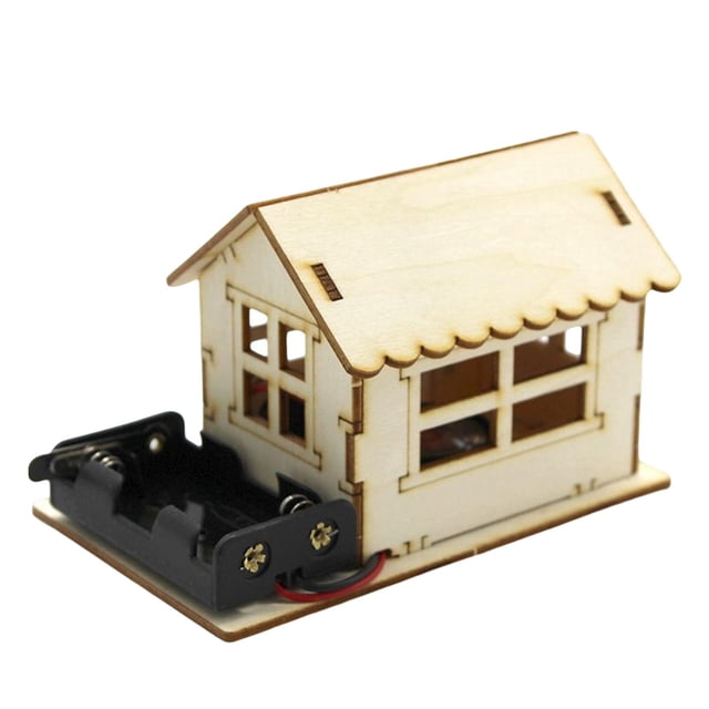 Kit de Material para casa de timbre DIY, Kit de ciencia, juguetes tecnológicos pequeños ensamblables, coleccionables de habilidades motoras para