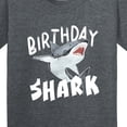 thumbnail image 4 of Inktastic Birthday Shark Youth T-Shirt, 4 of 5