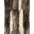 thumbnail image 2 of Plutus Brands Gray, Beige and Gold Handmade Luxury Throw, 2 of 2
