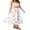 Blue, variant on LMLYSoH Women's 2 Piece Skirt Outfits Off Shoulder Pattern Print Bandeau Long Flowy Skirt Set