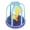 Blue, variant on Interactive Bird Cage Cat Toy Electric Squeaking Kitten Toy Red - 6.7 x 4.7 x 4.7 inches / 17 x 12 x 12 cm