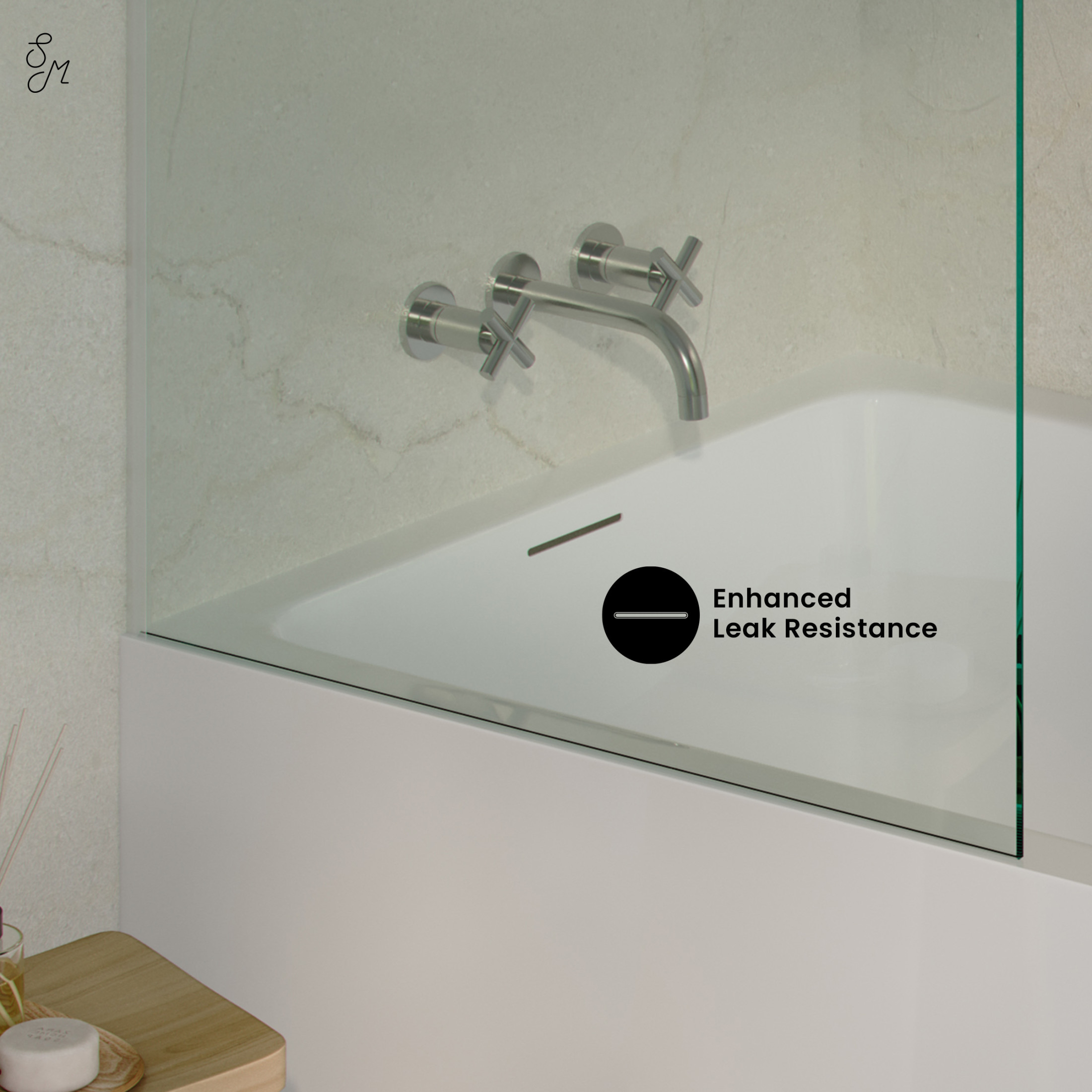 Voltaire 72 x 36 Skirted Left Drain Soaking Alcove Bathtub in Glossy White, Drain Included