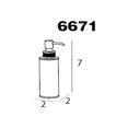thumbnail image 2 of Cecilia Table Soap Dispenser with Swarovski Crystals, 2 of 2