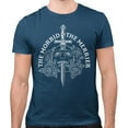 thumbnail image 2 of The Morbid the Merrier Shirt Unisex 3X-Large Indigo Blue, 2 of 5