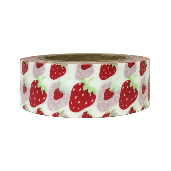 Wrapables® Colorful Washi Masking Tape, Strawberries