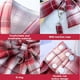 thumbnail image 3 of Arneses para perros pequeños, ropa para cachorros, gatos, conejos, conejos, a cuadros, para mascotas, gatos, vestidos con lazo, talla XXXL, color rojo, 3 of 5