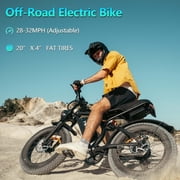 Set of 2 Electric Bike for Adults 20”, 1500W E-Mountain Bike 48V 15.6AH UL2849