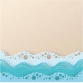 thumbnail image 1 of Troqueles de corte de metal con diseño de olas de playa y océano, plantilla de fondo especial de verano, regalo decorativo para manualidades, álbumes de recortes, troquelado y estampado, 1 of 2