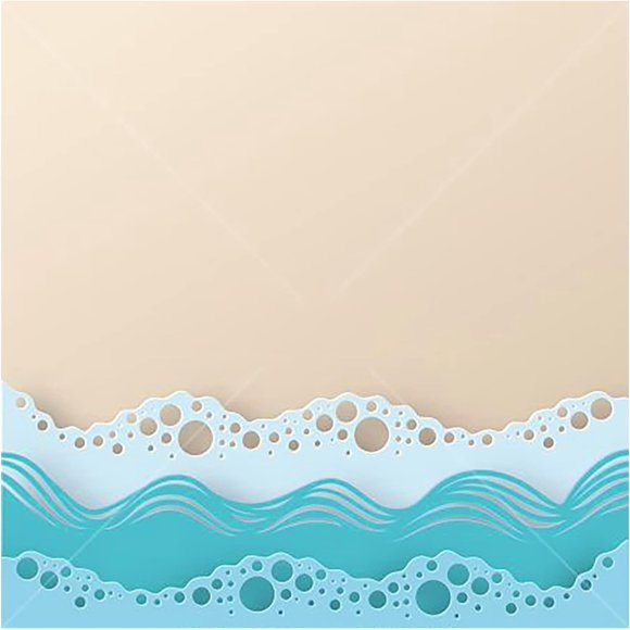 Troqueles de corte de metal con diseño de olas de playa y océano, plantilla de fondo especial de verano, regalo decorativo para manualidades, álbumes de recortes, troquelado y estampado