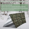thumbnail image 3 of 2 Pcs military green Emergency Sleeping Bag Portable Survival Sleeping Bag Thermal Shelter for Homeless People for Camping, 3 of 5