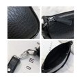 thumbnail image 4 of Barabum - Bolso de mano clásico retro con cierre de cierre para mujer, 2-negro, Small, 4 of 4